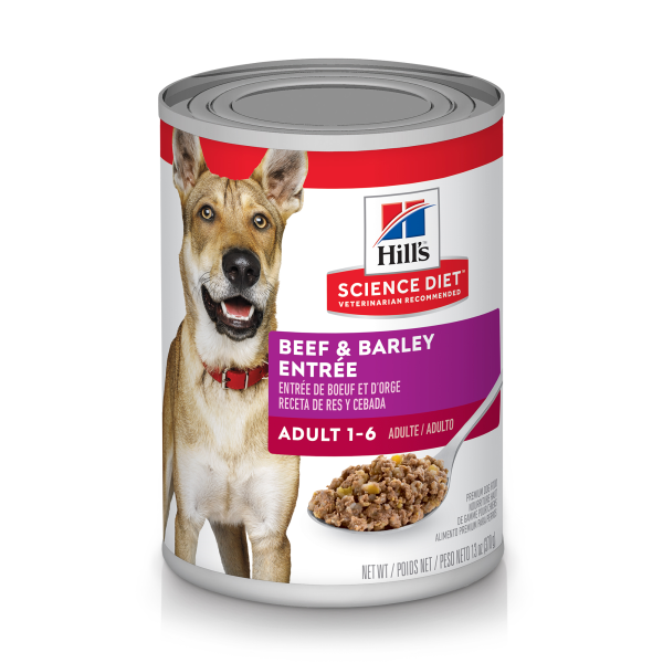 Hill's Science Diet Dog Adult Beef & Barley Entree 13 oz