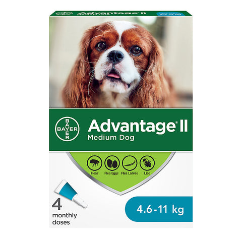 Advantage II - Medium Dog 4.6-11kg