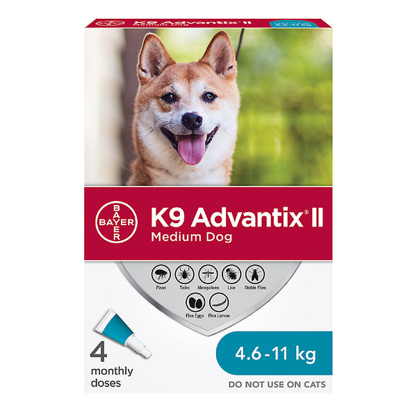 Advantix II - Medium Dog 4.6-11kg