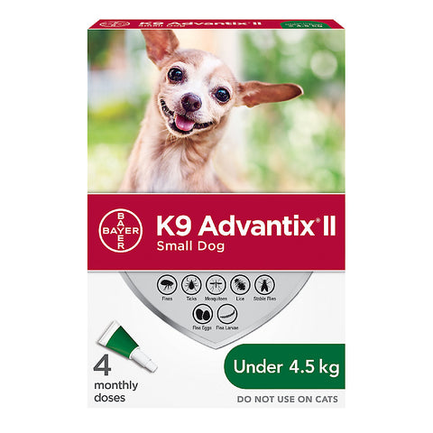 Advantix II - Small Dog under 4.5kg