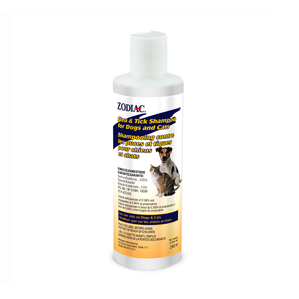 Zodiac Regular Flea Shampoo for Dogs and Cats 240 ml
