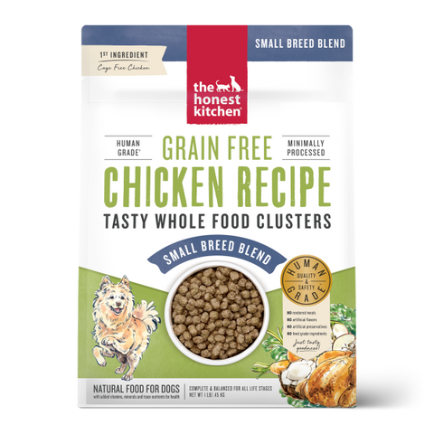 Honest Kitchen Dog GF Whole Food Clusters Small Breed Chicken