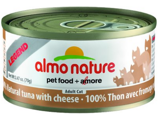 ALMO NATURE: NATURAL TUNA WITH CHEESE 24/CASE
