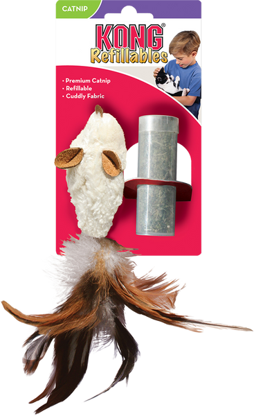 KONG REFILLABLES CATNIP CAT TOY