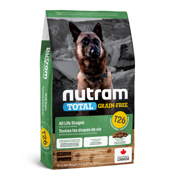 Nutram 3.0 Total GF Dog T26 Lamb & Lentils