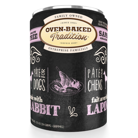 Oven-Baked Tradition Dog Adult Rabbit Pate 12.5oz