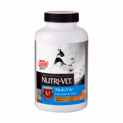 Nutri-Vet Multi-Vite Chewables For Dogs 120 ct