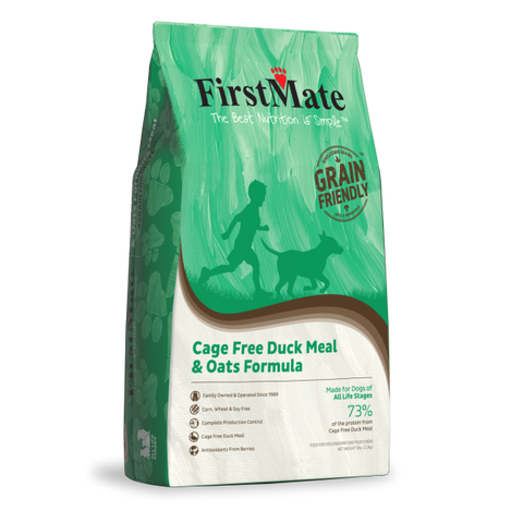 FirstMate Dog GFriendly Cage Free Duck & Oats