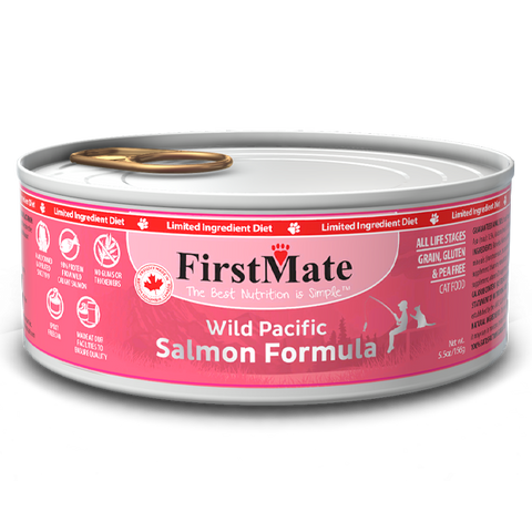 FIRSTMATE CAN: WILD SALMON FORMULA CAT 24/CASE, 12/CASE
