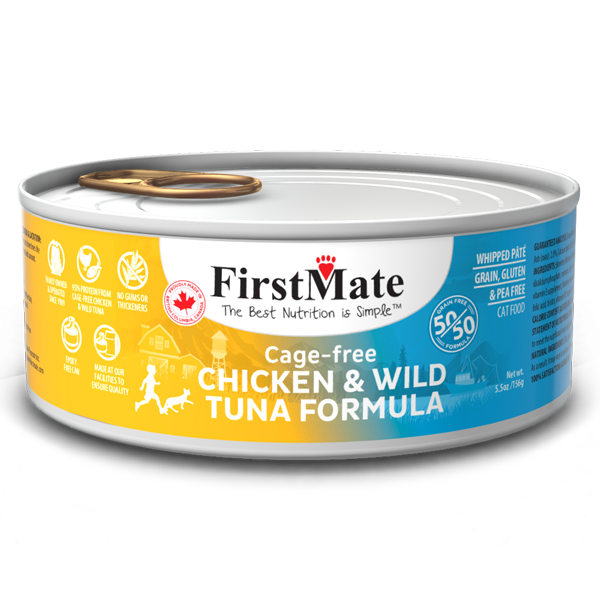 FirstMate Cat GF 50/50 Cage Free Chicken/Wild Tuna