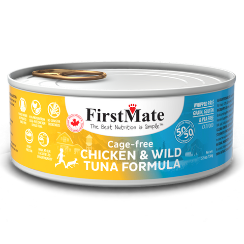 FirstMate Cat GF 50/50 Cage Free Chicken/Wild Tuna