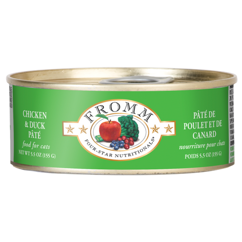 Fromm Cat Four-Star Chicken & Duck Pate 12/5.5 oz