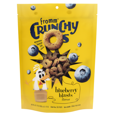 Fromm Dog Crunchy Os GF Blueberry Blasts Treats