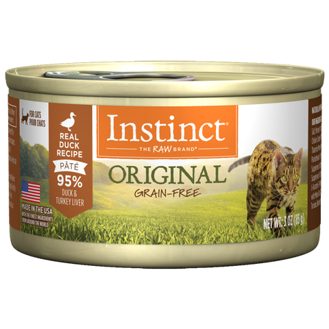 Instinct Cat Original GF CageFree Duck 24/3 oz Cans