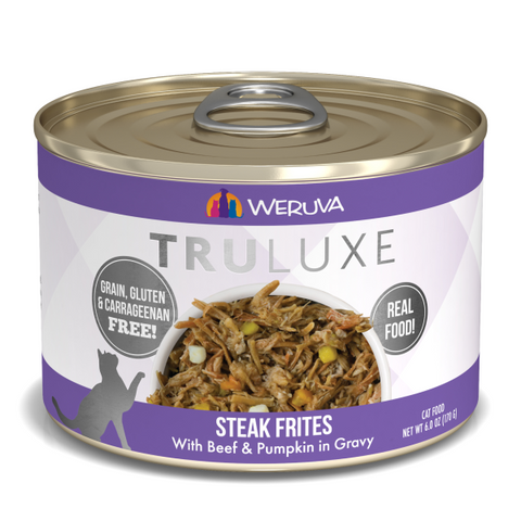 WERUVA: TruLuxe Cat Steak Frites with Beef & Pumpkin Gravy 6 oz
