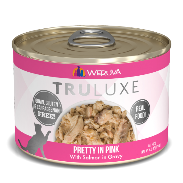 WERUVA: TruLuxe Cat Pretty in Pink with Salmon in Gravy 6 oz