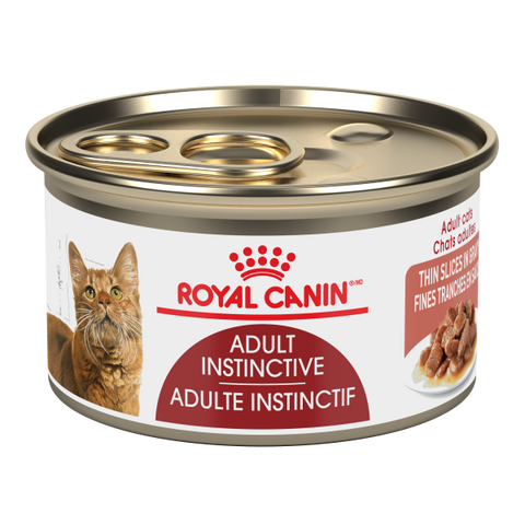 ROYAL CANIN CAN: ADULT INSTINCTIVE THIN SLICES IN GRAVY CAT 24/CASE