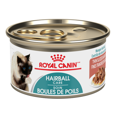 ROYAL CANIN CAN: HAIRBALL CARE THIN SLICES IN GRAVY CAT 24/CASE