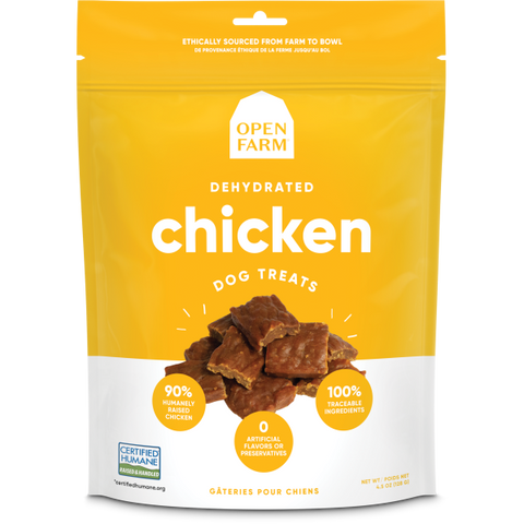 Open Farm Dog Dehydrated Chicken Treats 4.5 oz