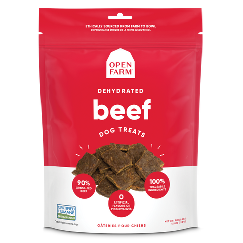 Open Farm Dog Dehydrated Beef Treats 4.5 oz