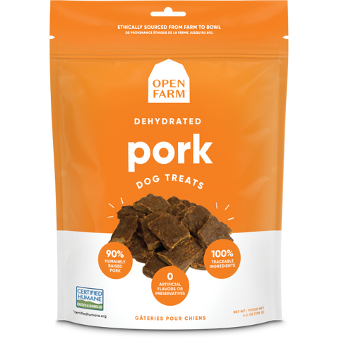 Open Farm Dog Dehydrated Pork Treats 4.5 oz