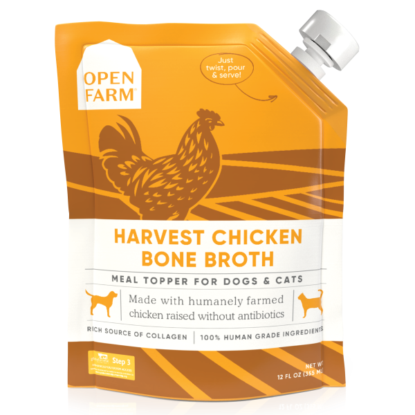 Open Farm Dog/Cat Chicken Bone Broth Topper