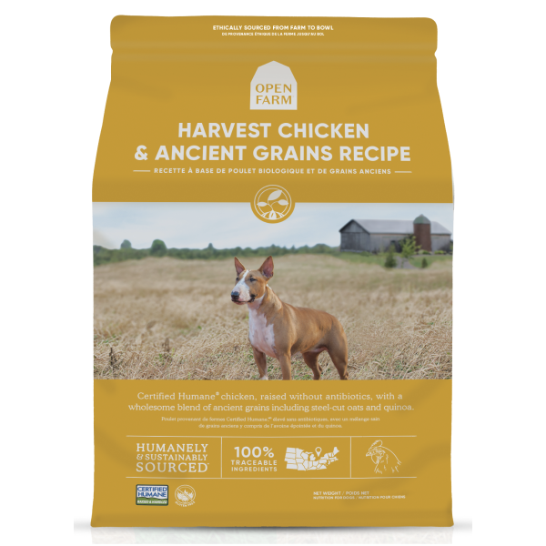 Open Farm Dog Ancient Grain Harvest Chicken 22 lb
