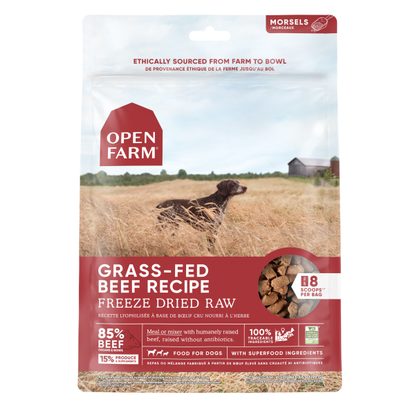 Open Farm Dog Freeze Dried Raw Grass-Fed Beef