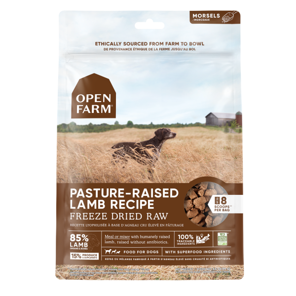 Open Farm Dog Freeze Dried Raw Pasture Raised Lamb