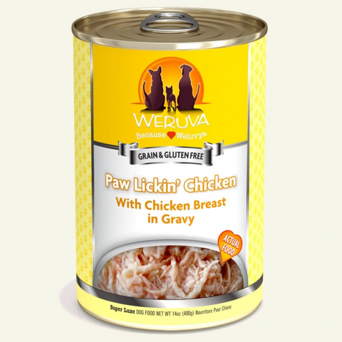 WERUVA DOG PAW LICKIN CHICKEN 14OZ