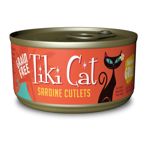 Tiki Cat Hawaiian Grill GF Tahitian Sardine 2.8 oz