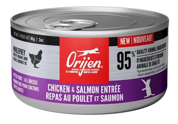 ORIJEN Chicken & Salmon Entrée Kitten Recipe