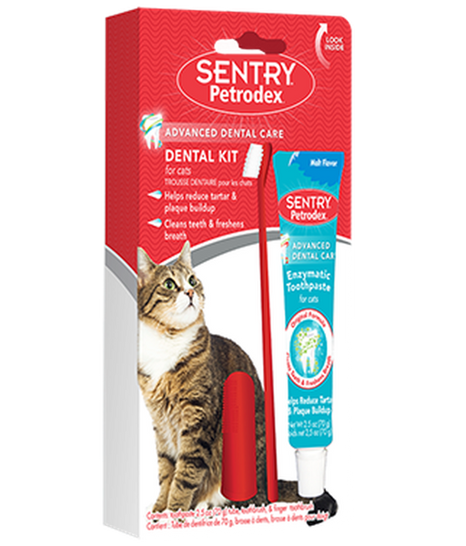 SENTRY PETRODEX DENTAL CARE KIT FOR CATS