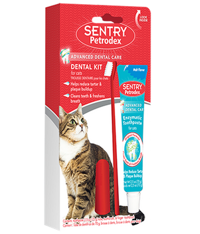 SENTRY PETRODEX DENTAL CARE KIT FOR CATS
