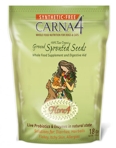 FLORA4 GROUND SPROUTED SEED FOOD TOPPER