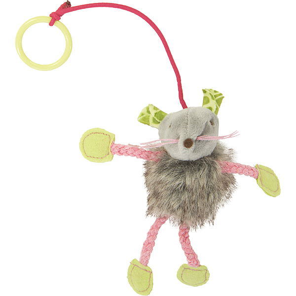 SMARTY KAT -Bouncy Mouse Plush Dangler Catnip Toy | Cat