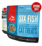 ORIJEN FREEZE-DRIED TREATS: SIX FISH CAT TREATS