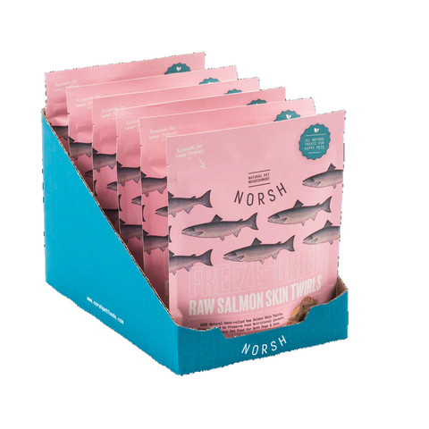 Norsh - Treats - Salmon Skin Twirls
