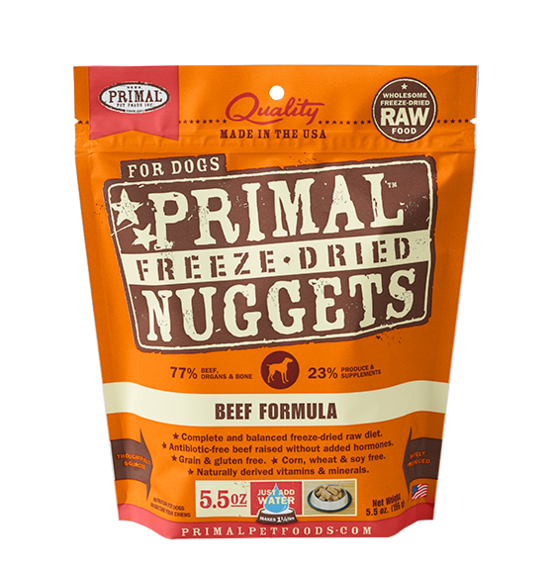 PRIMAL FREEZE DRIED BEEF