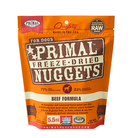 PRIMAL FREEZE DRIED BEEF