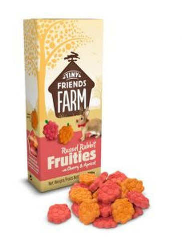 SUPREME TINY FRIENDS FARM RUSSEL RABBIT FRUITIES WITH CHERRY & APRICOT