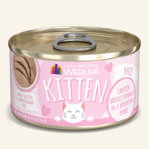 Weruva Kitten Chicken Breast Formula in a Hydrating Purée 3 oz