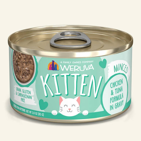 Weruva Kitten Chicken & Tuna Formula in Gravy 3 oz