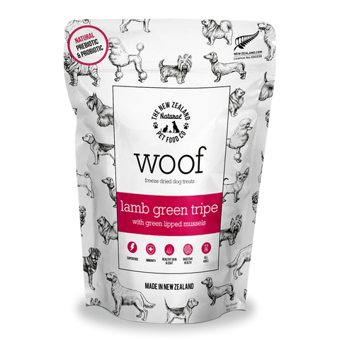 NZ Natural Pet Food Co - Woof - Lamb Green Tripe 40g