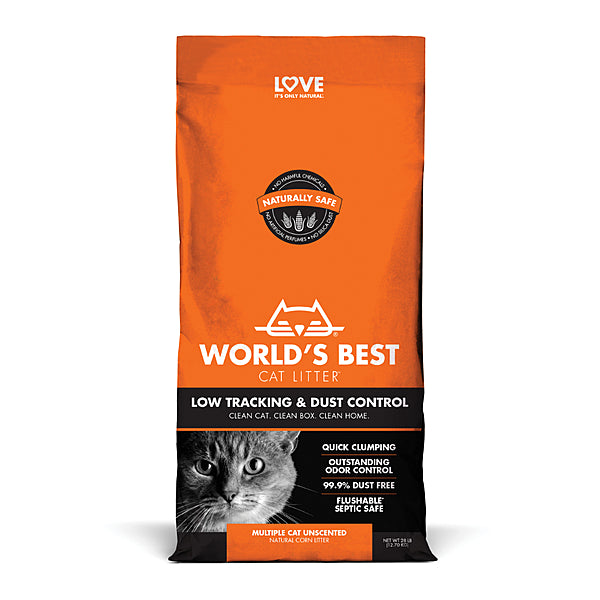 WORLD'S BEST CAT LITTER: Low Tracking & Dust Control