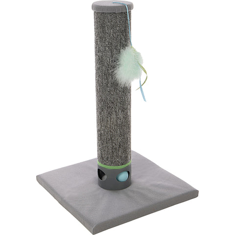 Playful Post Scratcher w/Track Toy Base | Cat