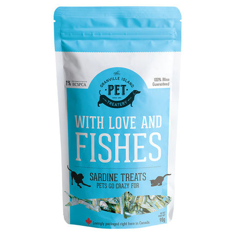 GRANVILLE ISLAND PET WITH LOVE & FISHES SARDINE TREATS