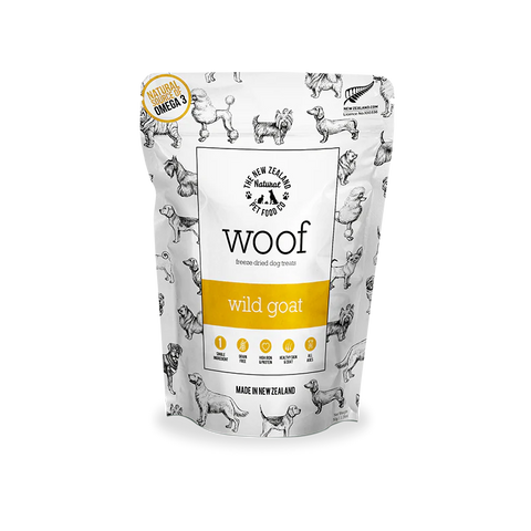 NZ Natural Pet Food Co- Woof - Wild Goat Treat 50g