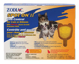 ZODIAC SPOT ON II FLEA CONTROL FOR CATS